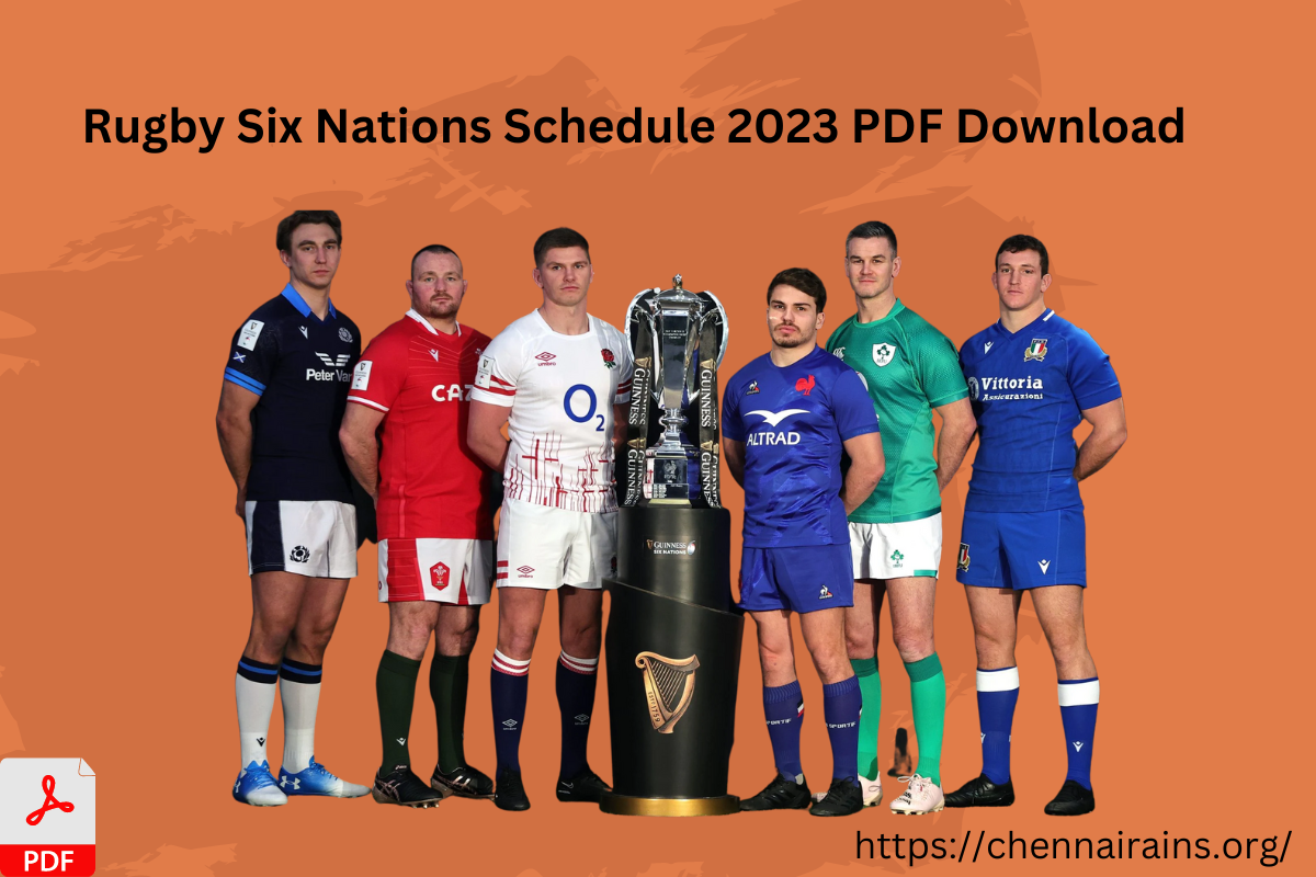 Rugby Six Nations Schedule 2023 PDF Download